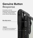 Galaxy A34 Case | Fusion-X - Close-up of phone case buttons highlighting non-slip texture and tactile button design.