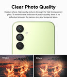 Galaxy A54 5G Camera Lens Protector | Camera Lens Frame Glass - Galaxy A54 5G Camera Lens Protector - Comparison showing clear photo quality with Ringke lens glass versus blurry others.