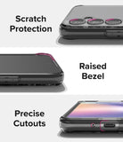 Galaxy A54 Case | Fusion - Close-ups showing scratch protection, raised screen bezels, and precise port cutouts.
