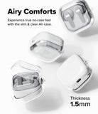Galaxy Buds 4 Pro / 4 Case | Air - Clear, slim protective cases shown from multiple angles on Galaxy Buds charging cases.