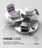 Galaxy Buds FE / 2 Pro / Buds 2 / Galaxy Buds Pro / Live Case | Hinge - Clear - Clear protective cases for Samsung earbuds.