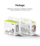 Galaxy Buds FE / 2 Pro / Buds 2 / Galaxy Buds Pro / Live Case | Slim-X - Packaging showing case contents and specifications.