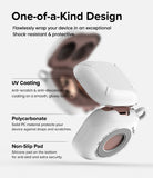 Galaxy Buds FE / 2 Pro / Buds 2 / Galaxy Buds Pro / Live Case | Slim-X - White protective case for Galaxy Buds earbuds.