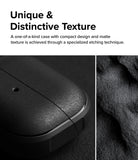 Galaxy Buds 3 Pro / 3 / 3 FE | Onyx Magnetic - Close-up of a matte black earbud case with a textured, etched surface.