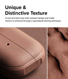 Galaxy Buds 3 Pro / 3 / 3 FE | Onyx Magnetic - Matte, etched-texture earbud case next to a rough, rocky surface.