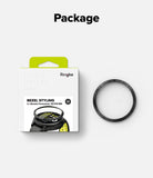 Forerunner 165 / 170 / 70 Bezel Styling | Bezel Styling - Ringke Bezel Styling watch accessory shown next to its retail packaging on a light gray background, with the word 'Package' printed above.