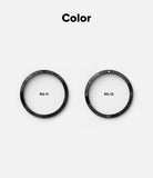Forerunner 265 | Bezel Styling - Two black circular watch bezels labeled RG-11 and RG-12 with different numeric markings.