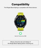 Forerunner 965 | Bezel Styling & Band - Garmin Forerunner 965 smartwatch with a yellow band and a digital watch face.