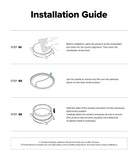 Forerunner 965 | Bezel Styling & Band - Three-step installation guide for a smartwatch bezel with cleaning, peeling, and application instructions.