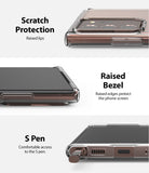 Galaxy Note 20 Ultra Case | Fusion - Clear case showing raised camera lips, screen protection, and easy S Pen access.
