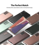Galaxy Note 20 Case | Air - Multiple Galaxy Note 20 phones in various colors and finishes, all protected by clear Air cases.