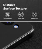 [Bundle] Google Pixel 10a Case | Onyx - Google Pixel 10a Case | Onyx - Close-up of a black phone case highlighting its textured surface and anti-fingerprint features.