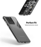 Galaxy S20 Ultra Case | Air - Clear phone case on a Galaxy S20 Ultra showing precise cutouts and a perfect fit.