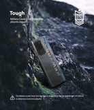 Galaxy S20 Ultra Case | Fusion Design - Phone case with New York graphic on rocky terrain with military-grade badge.