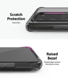 Galaxy S20 Ultra Case | Fusion - Close-up of phone case showing raised lips and bezels for screen and camera protection.