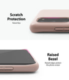 Galaxy S20 Case | Air-S - Pink phone case showing raised lips around the camera and screen for scratch protection.