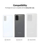 Galaxy S20 Plus Case | Air-S - Compatibility chart showing Galaxy S20, S20+, and S20 Ultra with a checkmark for S20+.