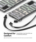 Galaxy S20 Plus Case | Fusion Design - Clear phone cases with Seoul graphic, featuring dual lanyard attachment points.