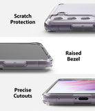 Galaxy S21 FE Case | Fusion - Close-ups showing scratch protection, raised screen bezels, and precise port cutouts.