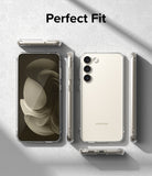 Galaxy S23 Plus Case | Fusion - Clear protective case shown from multiple angles on a light gray background.
