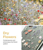 Galaxy S23 Ultra Case | Fusion Design - A field of wildflowers above a phone case featuring a delicate dry flower pattern.