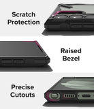 Galaxy S23 Ultra Case | Fusion-X - Close-ups showing camera protection, raised screen bezels, and precise port cutouts.