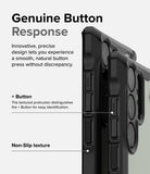 Galaxy S23 Ultra Case | Fusion-X - Close-up of phone case buttons highlighting textured + button and non-slip grip.