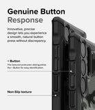 Galaxy S23 Ultra Case | Fusion-X - Close-up of phone case buttons highlighting textured plus button and non-slip grip.