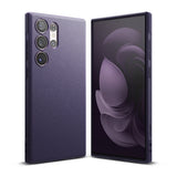 Galaxy S23 Ultra Case | Onyx - Purple textured phone case shown from back and front angles against a white background.