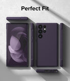 Galaxy S23 Ultra Case | Onyx - Multiple views of a dark purple phone case showing front, back, and side profiles.