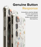 Galaxy S23 Case | Fusion Design - Two clear floral phone cases stacked, highlighting precise side buttons and camera cutouts.