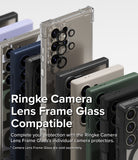 Galaxy S24 Ultra Case | Air Bumper - Multiple Galaxy S24 Ultra phones in various cases with individual camera lens protectors.