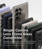 Galaxy S24 Ultra Case | Fusion Card - Multiple Galaxy S24 Ultra phones in various cases with individual camera lens protectors.