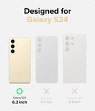 Galaxy S24 Lens Protector | Camera Lens Frame Glass - Galaxy S24 Lens Protector - Compatibility chart showing Galaxy S24 is the only model supported for this lens frame.
