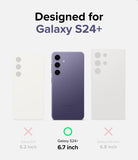 Galaxy S24 Plus Lens Protector | Camera Lens Frame Glass - Galaxy S24 Plus Lens Protector - Comparison chart showing Galaxy S24+ is the correct fit among S24, S24+, and S24 Ultra.