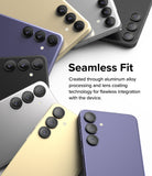 Galaxy S24 Plus Lens Protector | Camera Lens Frame Glass - Galaxy S24 Plus Lens Protector - Multiple Galaxy S24 Plus phones in various colors featuring sleek camera lens protectors.
