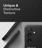 Galaxy S24 Plus Case | Onyx Design - Black phone case with a textured, pebbled surface and triple camera lens cutout.