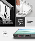 Galaxy S25 Ultra Case | Fusion Design [Seoul] - Features showing protective film, micro-dot pattern, and precise cutouts.