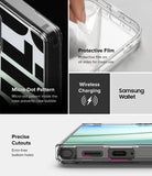 Galaxy S25 Ultra Case | Fusion Design [Seoul] - Features showing micro-dot pattern, protective film, and precise cutouts.