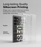 Galaxy S25 Ultra Case | Fusion Design [Seoul] - Exploded view of a phone case with interior silkscreen printing.