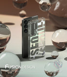 Galaxy S25 Ultra Case | Fusion Design [Seoul] - Clear phone case with Seoul typography surrounded by floating glass orbs.