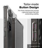 Galaxy S25 Ultra Case | Fusion Matte - Close-up of phone case buttons with notched lines for tactile feedback.