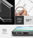 Galaxy S25 Ultra Case | Fusion Magnetic Matte - Features protective film, micro-dot pattern, wireless charging, and precise cutouts.