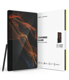 Galaxy Tab S10 Ultra / Tab S9 Ultra / Tab S8 Ultra Screen Protector | Tempered Glass - Galaxy Tab S10 Ultra / Tab S9 Ultra / Tab S8 Ultra Screen Protector - Tempered glass screen protector and tablet packaging.