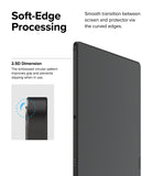 Galaxy Tab S10 Ultra / Tab S9 Ultra / Tab S8 Ultra Screen Protector | Tempered Glass - Galaxy Tab S10 Ultra / Tab S9 Ultra / Tab S8 Ultra Screen Protector - Close-up of tablet showing 2.5D curved edge design.