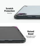 Galaxy Tab S6 Lite Case | Fusion - Close-up of tablet case showing raised lips and bezels for screen and camera protection.
