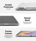 Galaxy Tab S8 / Tab S7 Case | Fusion - Clear tablet case showing raised lips, screen bezels, and precise port cutouts.