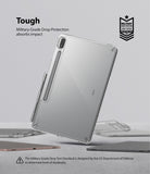 Galaxy Tab S8 / Tab S7 Case | Fusion - Clear tablet case with S Pen holder and military-grade drop protection badge.