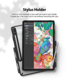Galaxy Tab S8 / Tab S7 Case | Fusion - Tablet in a protective case with a built-in slot for storing and charging an S Pen.