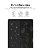 Galaxy Tab S9 / Tab S9 FE / Tab S8 / Tab S7 | Invisible Defender Glass - Tablet screen showing water-repellent coating.